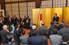 Photograph of the Prime Minister delivering an address at the Reception to Express Respect to Ms. Sadako Ogata on her Contributions to Japan and the International Community 2