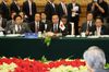 Photograph of the Prime Minister speaking at the Japan-China-ROK Trilateral Summit Meeting 2