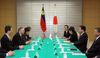 Photograph of the Japan-Liechtenstein Summit Meeting