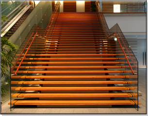 Stairs connecting the Second Floor and the Third Floor