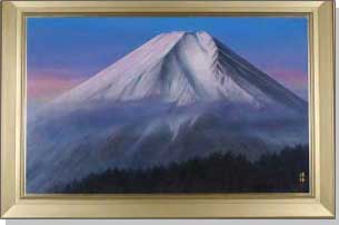 "Asafuji (Mt. Fuji in the morning)" Horin Fukuoji