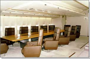 Meeting room of the government aircraft