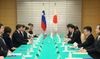 Photograph of the Japan-Slovenia Summit Meeting