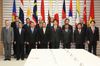 Photograph of the Prime Minister receiving a courtesy call from the participants of the Japan-ASEAN Vice-Ministerial Level Meeting on Defense 1