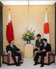 Photograph of Prime Minister Abe holding talks with His Royal Highness Prince Salman Bin Hamad Al Khalifa, Crown Prince of the Kingdom of Bahrain 2