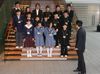Photograph of the Prime Minister attending a commemorative photograph session with junior high school students from Minamisoma City, Fukushima Prefecture 1