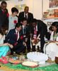 Photograph of the Prime Minister attending the African Fair