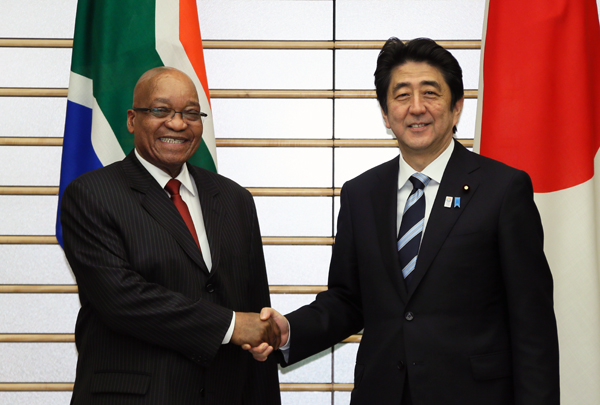 Japan-South Africa Summit Meeting (The Prime Minister in Action