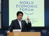 Photograph of the Prime Minister delivering a speech at the Opening Session of the World Economic Forum Japan Meeting (1)