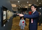 Photograph of the Prime Minister viewing the exhibition (1)