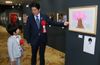 Photograph of the Prime Minister viewing the exhibition (3)