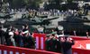 Photograph of the parade at the Exhibition Ceremony for the Anniversary of the Establishment of the Self-Defense Forces