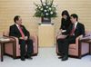 Photograph of the Prime Minister receiving a courtesy call from H.E. Mr. Le Luong Minh, Secretary-General of ASEAN