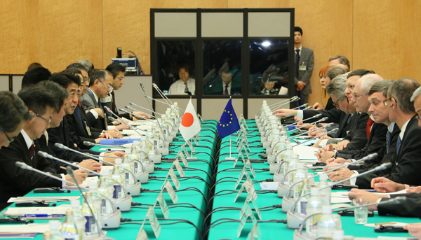 Japan-EU Summit Meeting And Joint Press Announcement (The Prime ...