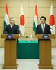 Photograph of the Japan-Hungary Joint Press Announcement (2)
