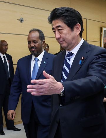 Photograph of the Japan-Somalia joint press announcement (3)