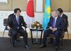 Photograph of the Japan-Kazakhstan Summit Meeting