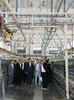 Photograph of the Prime Minister touring the reeling mill  at Tomioka Silk Mill (2)