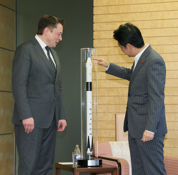 The Prime Minister Receives a Courtesy call from Mr. Elon Musk