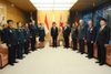 Photograph of the Prime Minister receiving the courtesy call from the Chiefs of Staff and other officials of air forces in the Indo-Pacific region (1)