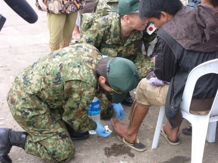 Emergency assistance in response to Typhoon Damage in Central Philippines by Japan Self Defense Forces