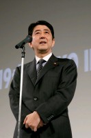 Photograph of Prime Minister delivering an address at the Tokyo International Film Festival