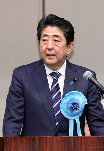 Photograph of the Prime Minister delivering an address at the Citizens’ Rally (2)