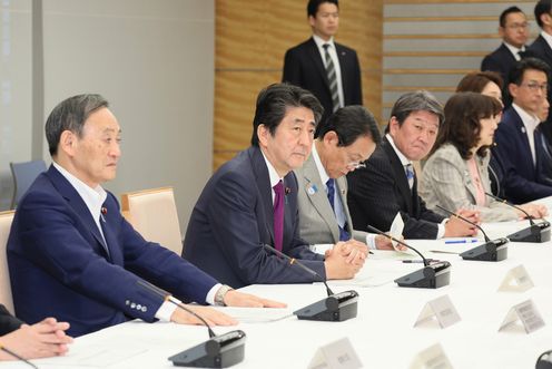 Photograph of the Prime Minister attending the meeting (1)