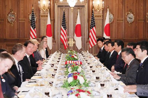 Photograph of the working lunch