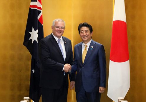 Photograph of the Japan-Australia Summit Meeting (1)