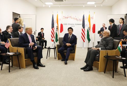 Photograph of the Japan-U.S.-India Summit Meeting (3)