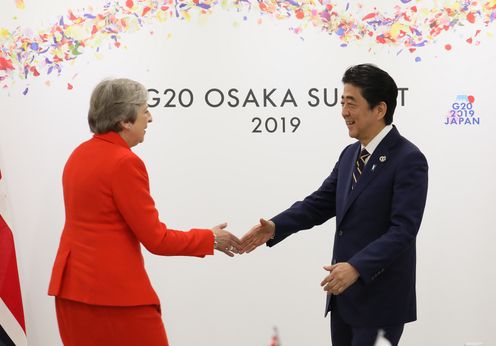 Photograph of the Japan-U.K. Summit Meeting (1)