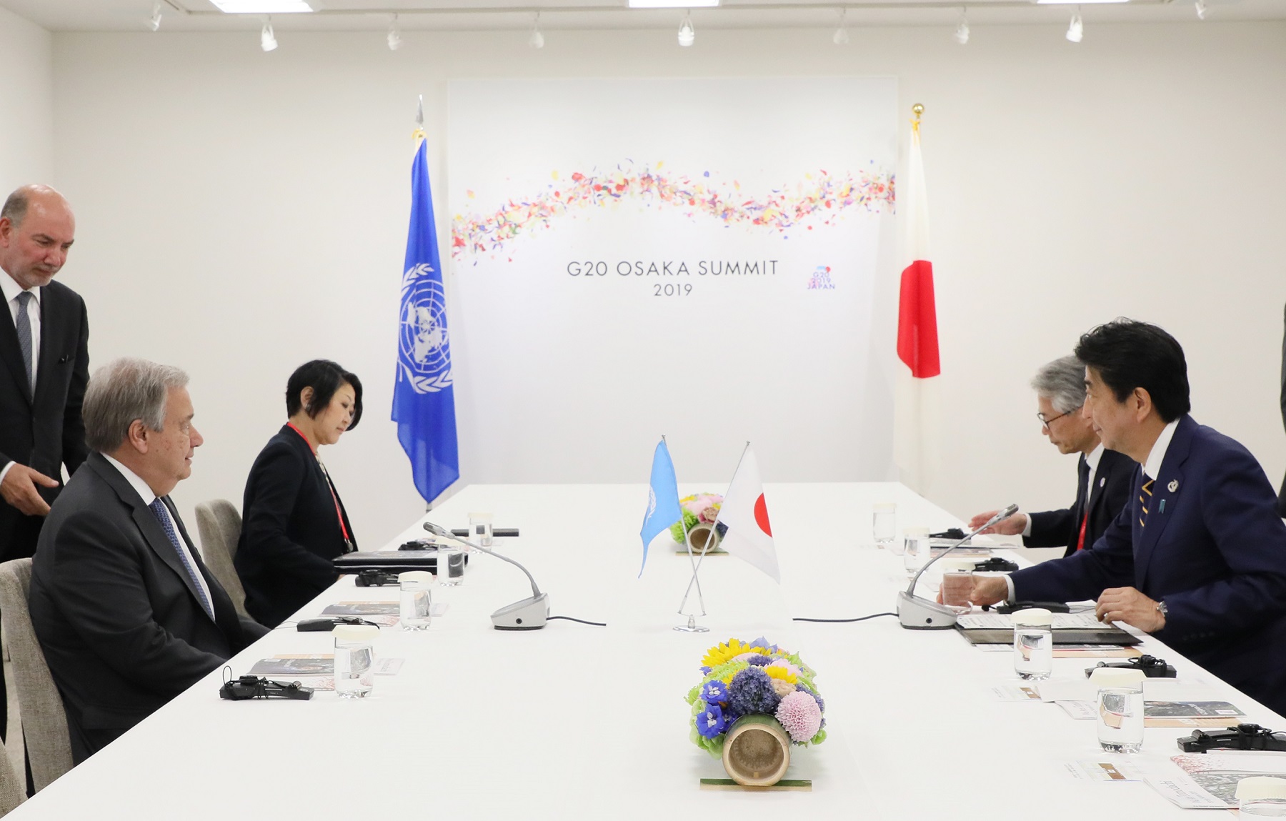 Photograph of the talks with the Secretary-General of the United Nations  (2)
