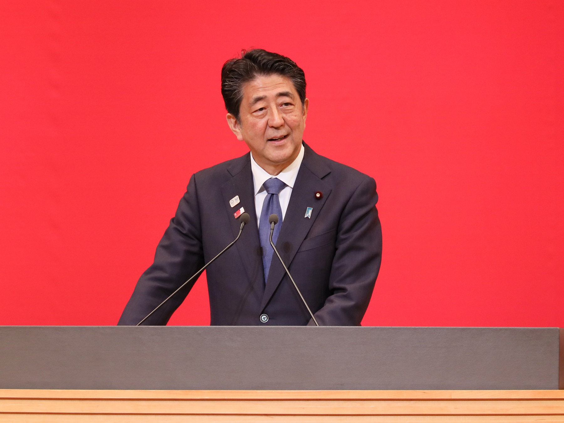 Photograph of the Prime Minister delivering an address at the “1 Year to Go!” Ceremony for the Tokyo 2020 Olympic Games (1)