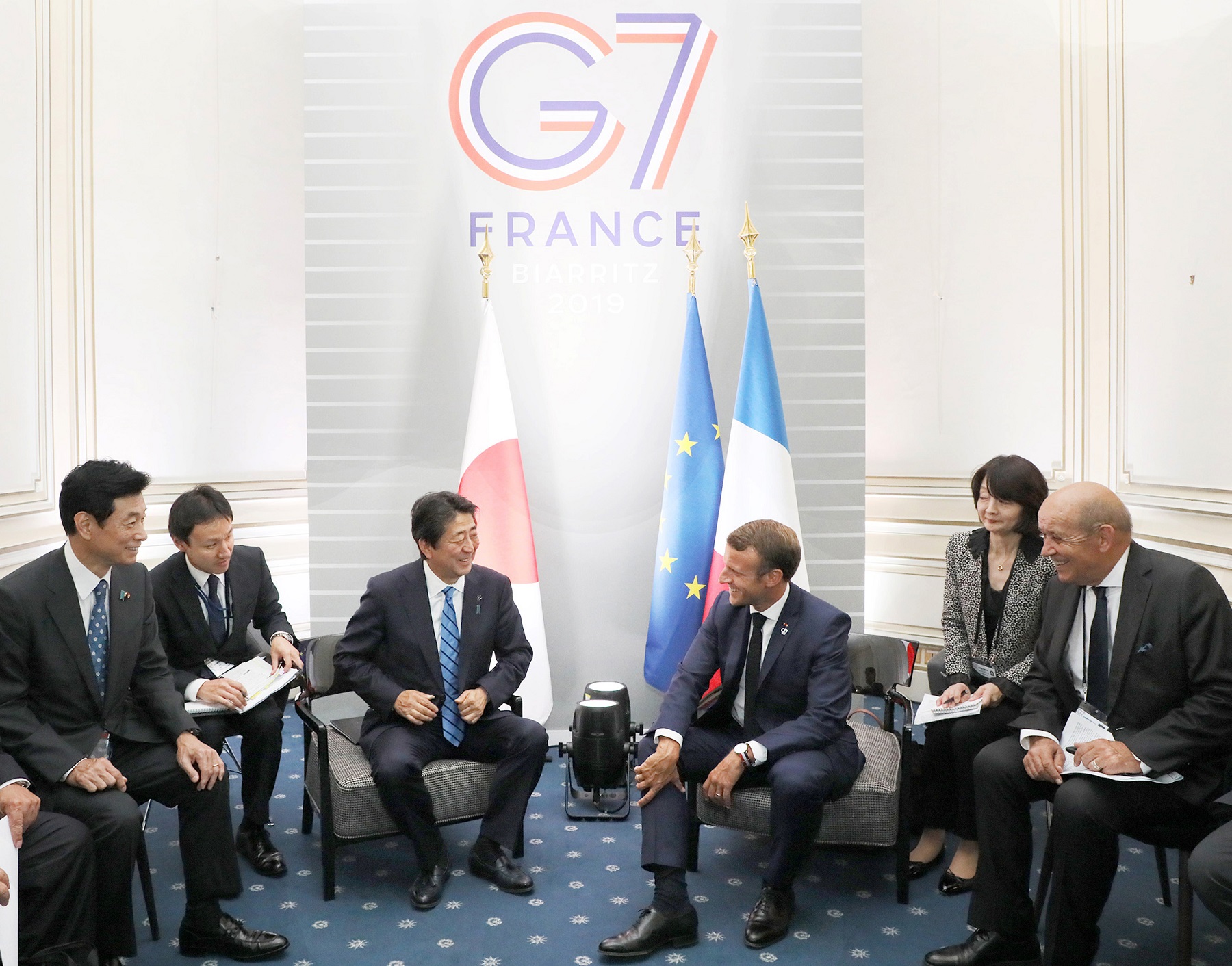 Photograph of the Japan-France Summit Meeting (1)