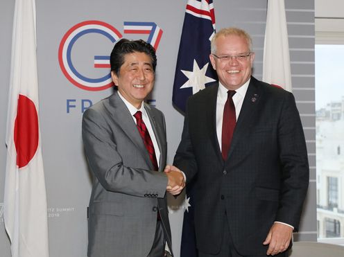 Photograph of the Japan-Australia Summit Meeting (1)