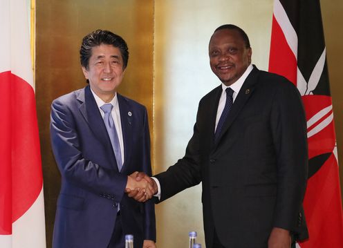 Photograph of the Japan-Kenya Summit Meeting