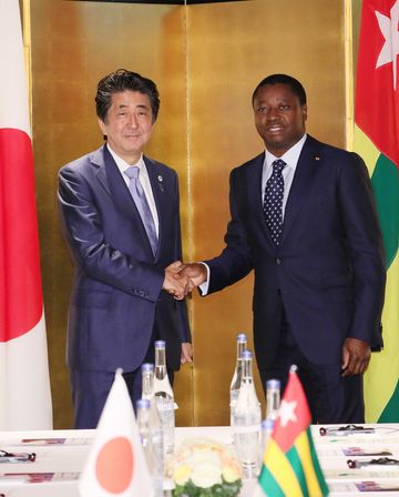 Photograph of the Japan-Togo Summit Meeting