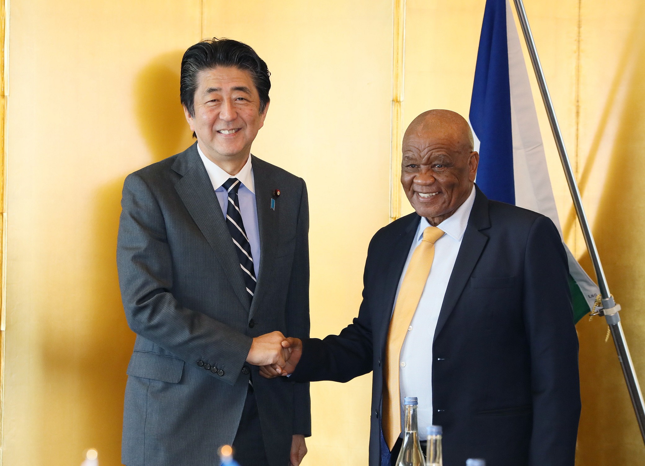 Photograph of the Japan-Lesotho Summit Meeting