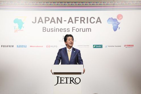 Photograph of the Japan-Africa Business Forum held by JETRO (1)