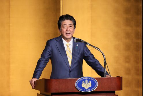 Photograph of the banquet hosted by Prime Minister Abe (1)