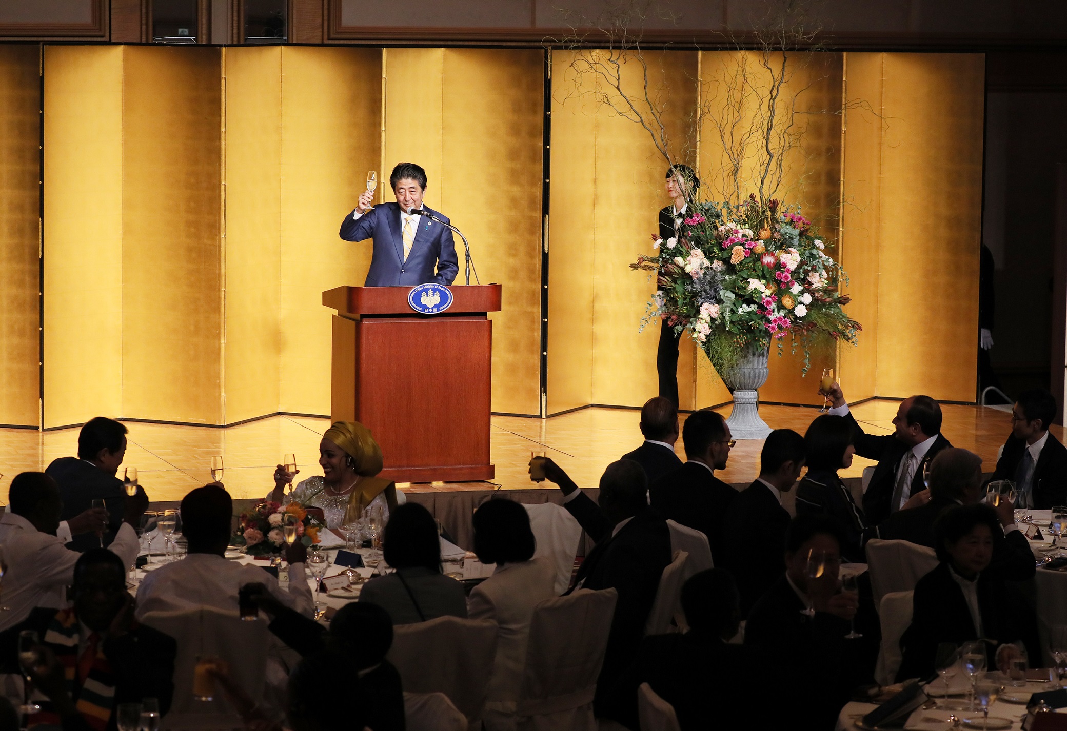 Photograph of the banquet hosted by Prime Minister Abe (2)