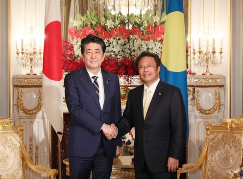 Photograph of the Japan-Palau Summit Meeting (1)