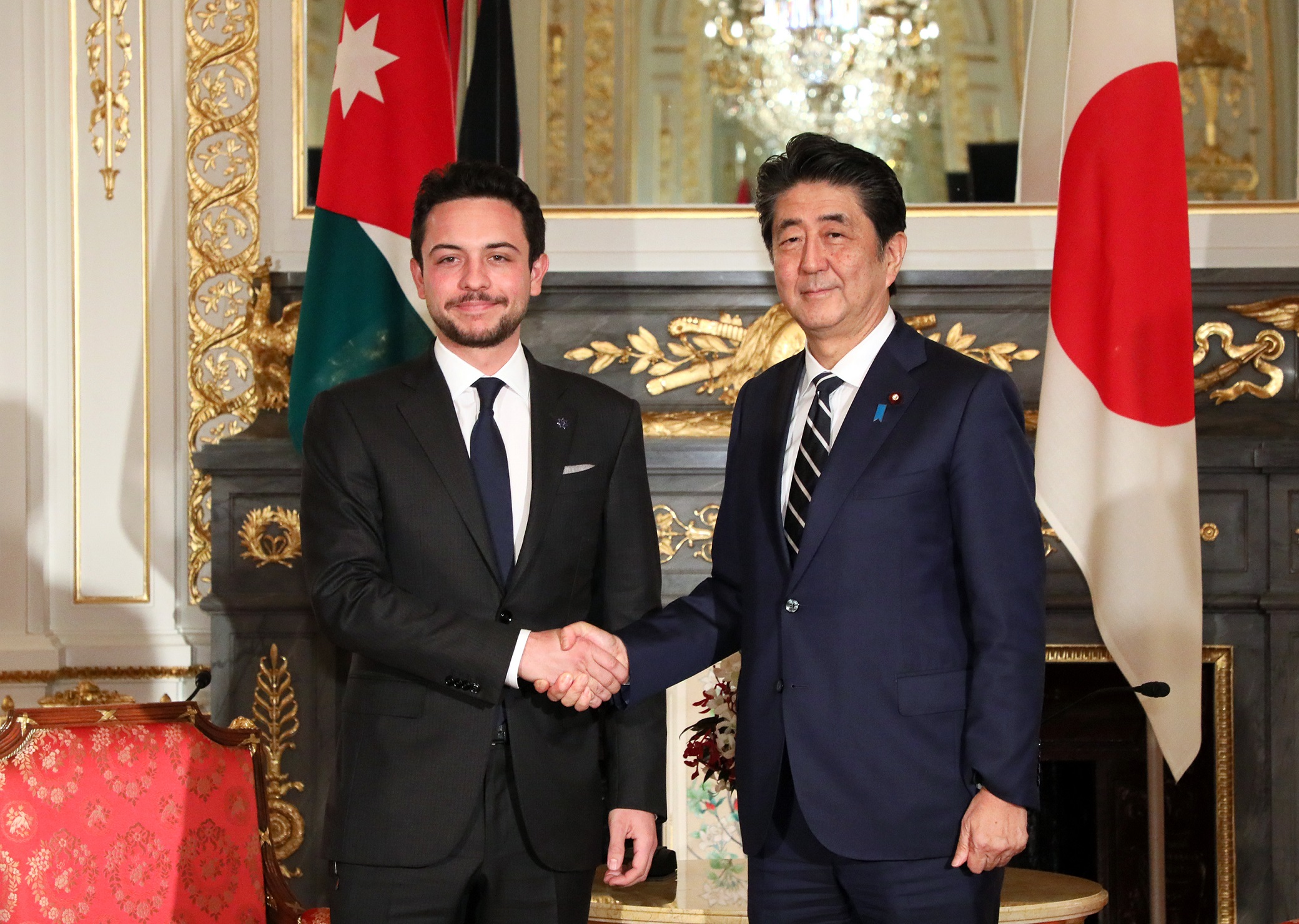 Photograph of the meeting with the Crown Prince of the Hashemite Kingdom of Jordan (1)
