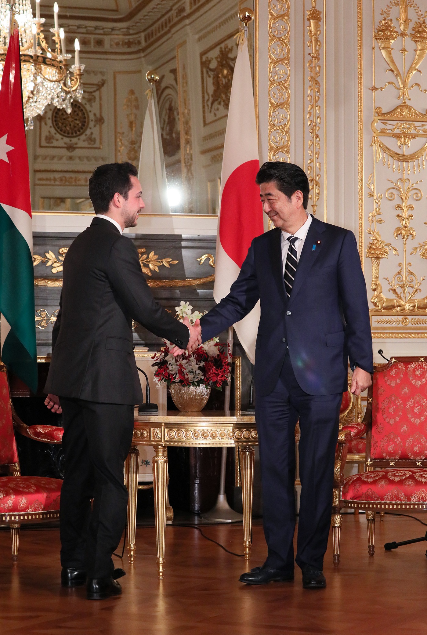 Photograph of the meeting with the Crown Prince of the Hashemite Kingdom of Jordan (2)