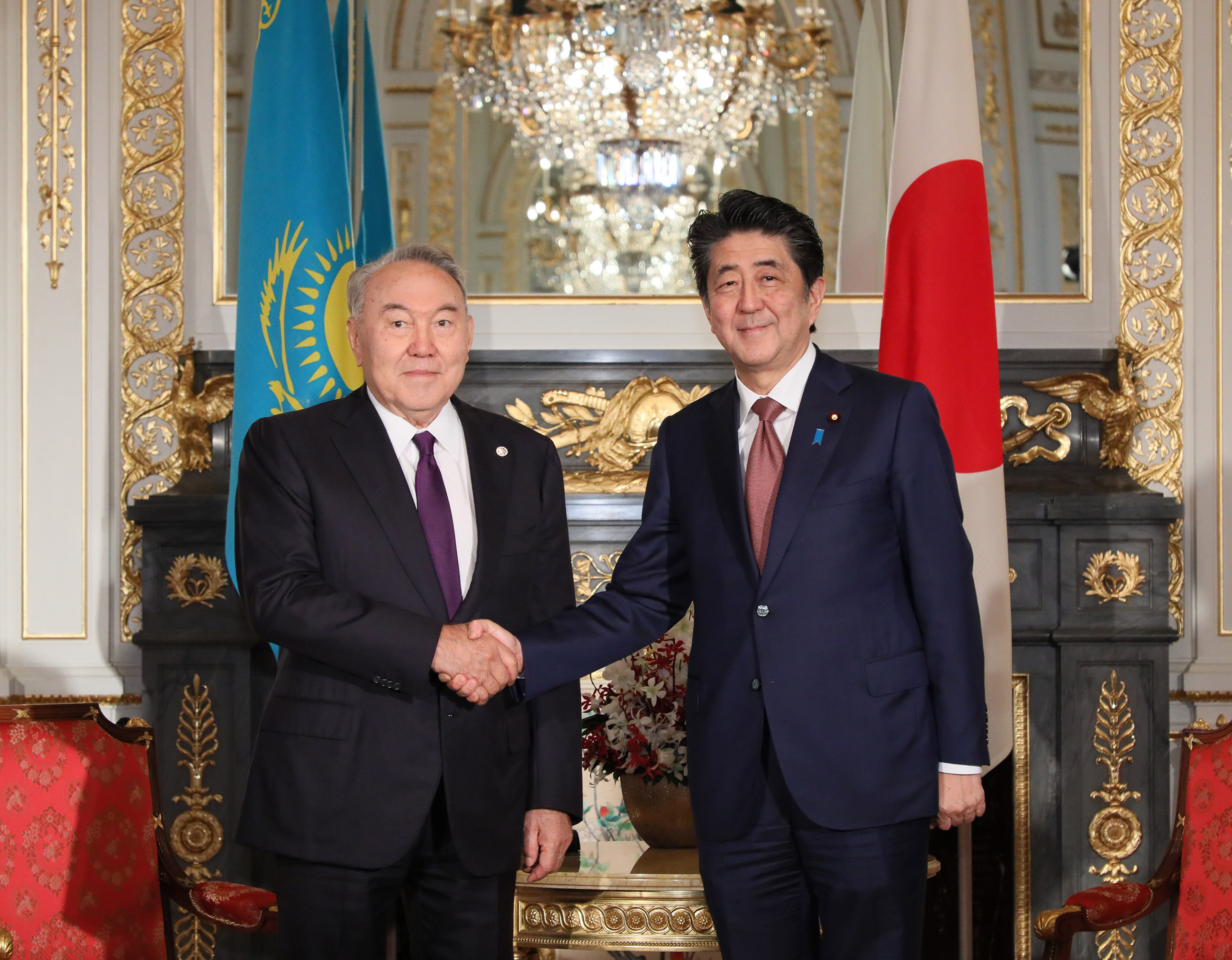 Photograph of the meeting with the First President of the Republic of Kazakhstan (1)