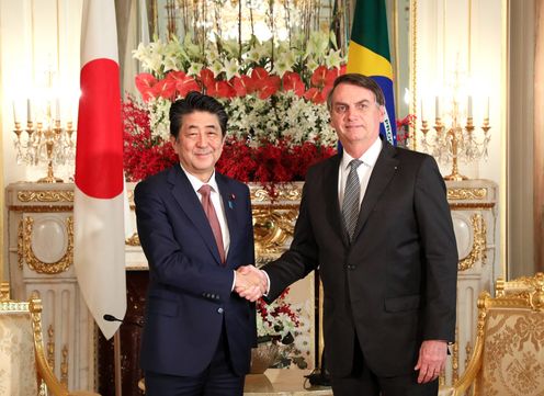 Photograph of the Japan-Brazil Summit Meeting (1)