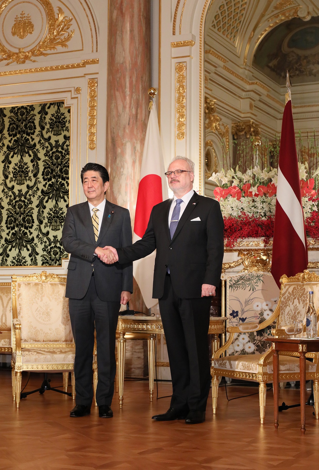 Photograph of the meeting with the President of Latvia (2)
