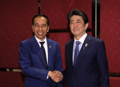 Photograph of the Japan-Indonesia Summit Meeting (1)