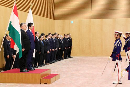 Photograph of the salute and the guard of honor ceremony (4)